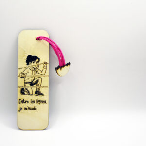 Marque-page pour ados en bois