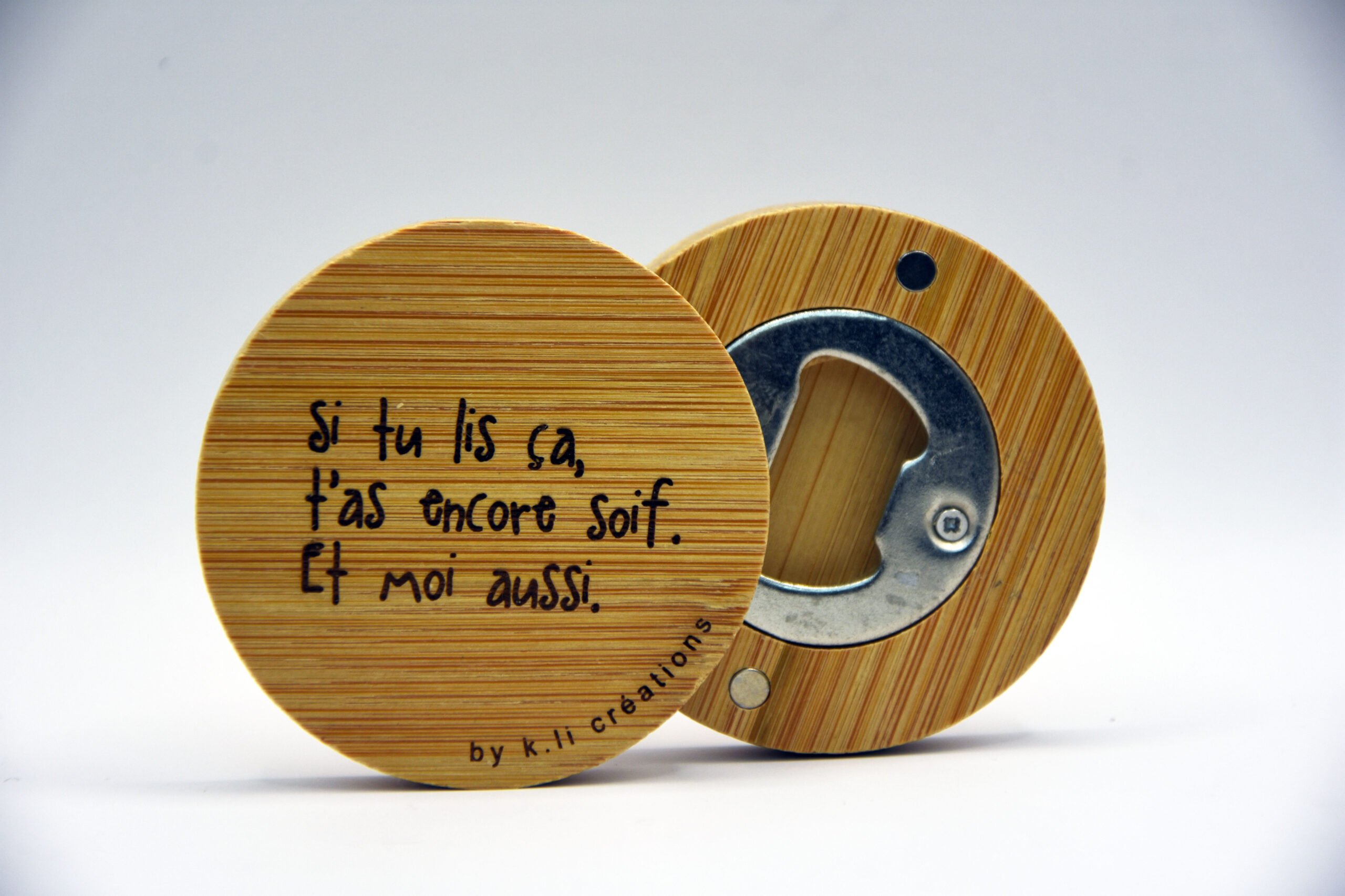 décapsuleur humoristique si tu lis cela tu as encore soif et moi aussi