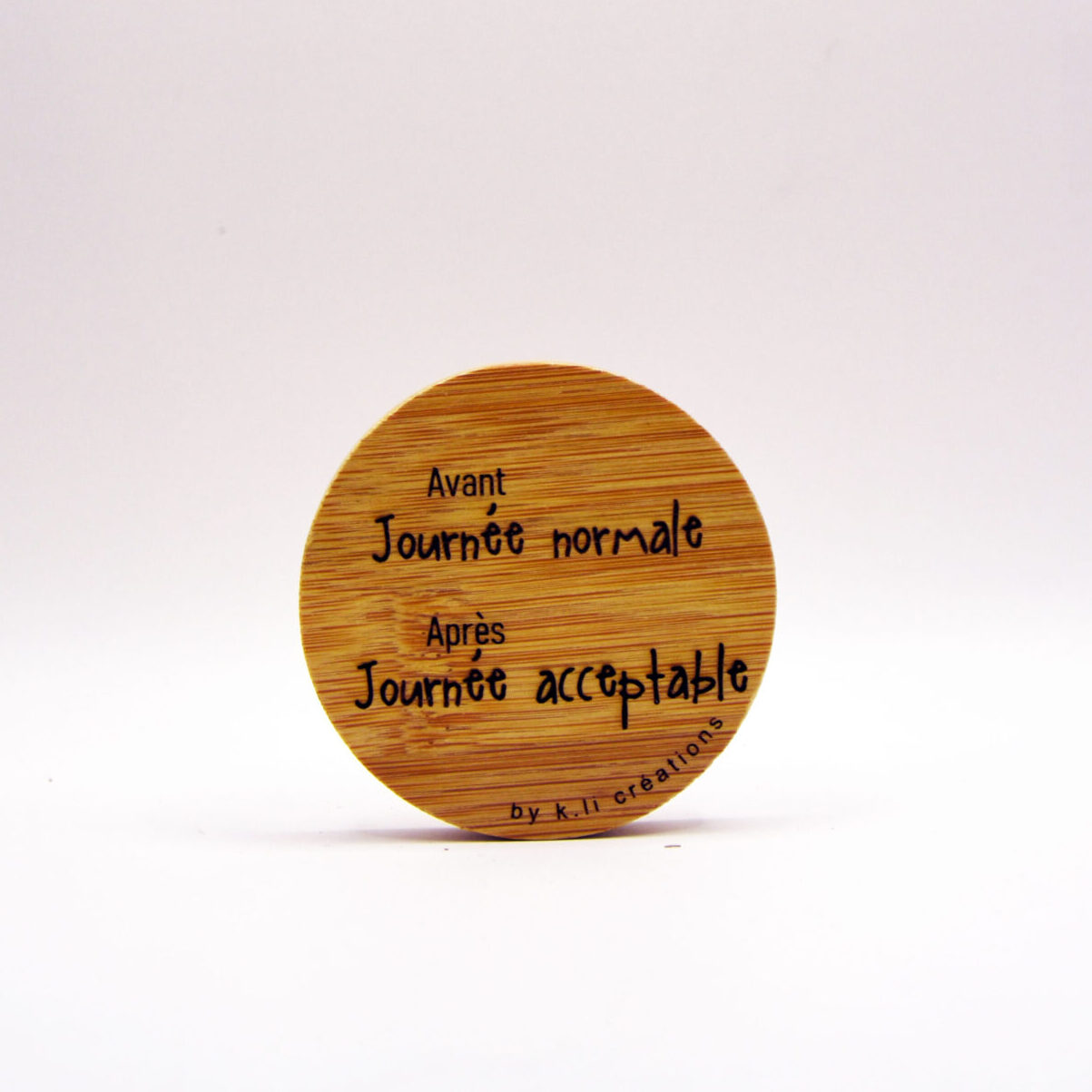 decapsuleur humoristique en bois gravé cadeau apéro Kli Créations