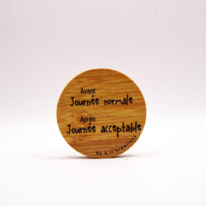 decapsuleur humoristique en bois gravé cadeau apéro Kli Créations