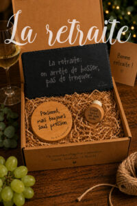coffret a offrir pour la retraite k.li creations