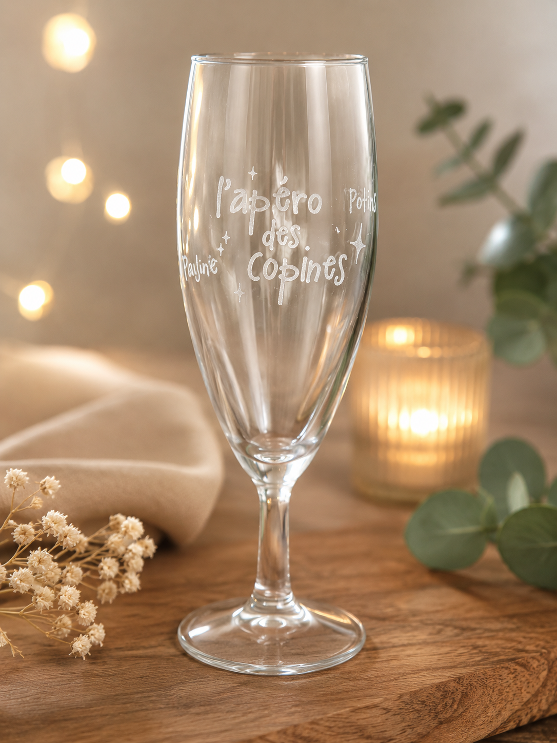 Pack apéro des copines – Planche apéro, sous-verres et bouchon "201" – Image 2